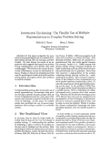 Cover page: Incremental Envisioning: The Flexible Use of Multiple Representations in Complex Problem Solving