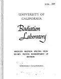 Cover page: ABSOLUTE NEUTRON SPECTRA FROM 190-MEV PROTON BOMBARDMENT OF URANIUM