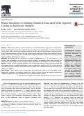 Cover page: Neural Sensitivity to Smoking Stimuli Is Associated With Cigarette Craving in Adolescent Smokers