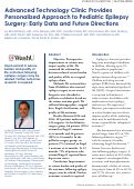 Cover page: Advanced Technology Clinic Provides Personalized Approach to Pediatric Epilepsy Surgery: Early Data and Future Directions.