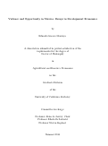 Cover page: Violence and Opportunity in Mexico: Essays in Development Economics