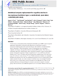 Cover page: Intrathecal enzyme replacement for cognitive decline in mucopolysaccharidosis type I, a randomized, open-label, controlled pilot study