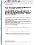 Cover page: The Role of Parent Engagement in Overcoming Barriers to Care for Youth Returning Home After Incarceration