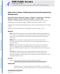 Cover page: Rates and correlates of well-being among youth experiencing homelessness.