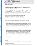 Cover page: Extinction retention and fear renewal in a lifetime obsessive–compulsive disorder sample