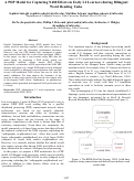 Cover page: A PDP Model for Capturing N400 Effects in Early L2 Learners during Bilingual Word Reading Tasks