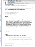 Cover page: Identity as Resistance: Identity Formation at the Intersection of Race, Gender Identity, and Sexual Orientation