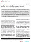 Cover page: Comprehensive subtyping of Parkinson’s disease patients with similarity fusion: a case study with BioFIND data