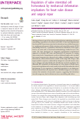 Cover page: Regulation of valve interstitial cell homeostasis by mechanical deformation: implications for heart valve disease and surgical repair.