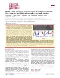 Cover page: HKUST‑1 Thin Film Layer-by-Layer Liquid Phase Epitaxial Growth: Film Properties and Stability Dependence on Layer Number