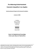 Cover page: The Widening Divide Revisited: Economic Inequality in Los Angeles