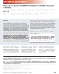 Cover page: The Club Cell Marker SCGB1A1 Downstream of FOXA2 is Reduced in Asthma