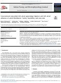 Cover page: Concomitant epicardial left atrial appendage ligation and left atrial ablation of atrial fibrillation: Safety, feasibility and outcome