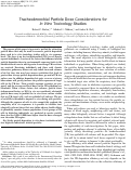 Cover page: Tracheobronchial Particle Dose Considerations for In Vitro Toxicology Studies