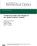 Cover page: Compressed single pixel imaging in the spatial frequency domain