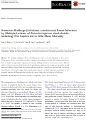 Cover page: American Bullfrogs (Lithobates catesbeianus) Resist Infection by Multiple Isolates of Batrachochytrium dendrobatidis, Including One Implicated in Wild Mass Mortality