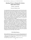 Cover page: Banking Firms in Nineteenth-Century Hyderabad Politics