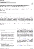 Cover page: Cultural Adaptation of an Intervention to Reduce Hazardous Alcohol Use Among People Living with HIV in Southwestern Uganda