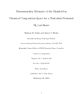 Cover page: Dimensionality estimate of the manifold in chemical composition space 
for a turbulent premixed H2+air flame