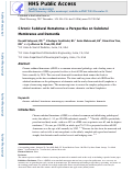 Cover page: Chronic Subdural Hematoma: A Perspective on Subdural Membranes and Dementia