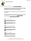 Cover page: Estimation of U.S. patients with cancer who may respond to cytotoxic chemotherapy.