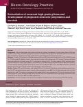 Cover page: Reirradiation of recurrent high-grade glioma and development of prognostic scores for progression and survival.