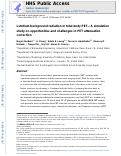 Cover page: Lutetium background radiation in total-body PET—A simulation study on opportunities and challenges in PET attenuation correction