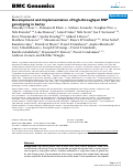 Cover page: Development and implementation of high-throughput SNP genotyping in barley