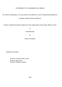 Cover page: For and by Communities: An Assessment of Feasibility for a Novel International Healthcare Program in Rural Ghana and Nigeria