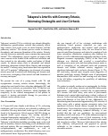 Cover page: Takayasu’s Arteritis with Coronary Ectasia, Sclerosing Cholangitis and Liver Cirrhosis