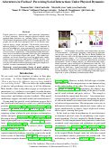 Cover page: Adventures in Flatland: Perceiving Social Interactions Under Physical Dynamics