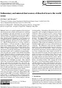 Cover page: Sedimentary and mineral dust sources of dissolved iron to the world ocean