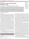 Cover page: The neural circuitry of affect-induced distortions of trust