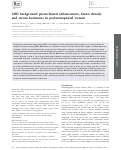 Cover page: MRI background parenchymal enhancement, breast density and serum hormones in postmenopausal women.