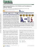 Cover page: Hyperlocalized Measures of Air Pollution and Preeclampsia in Oakland, California