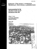 Cover page: Instrumentation for the Absorbers in·the Low β* Insertions of the LHC