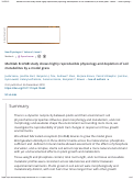 Cover page: Multilab EcoFAB study shows highly reproducible physiology and depletion of soil metabolites by a model grass