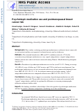 Cover page: Psychotropic Medication Use and Postmenopausal Breast Cancer Risk