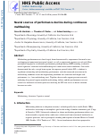 Cover page: Neural sources of performance decline during continuous multitasking