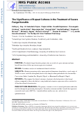 Cover page: The Significance of Repeat Cultures in the Treatment of Severe Fungal Keratitis