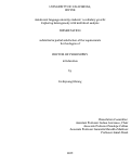 Cover page: Adolescent language minority students’ vocabulary growth: Exploring heterogeneity with multilevel analysis