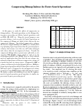 Cover page: Compressing bitmap indexes for faster search operations