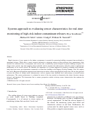 Cover page: Systems approach to evaluating sensor characteristics for real-time monitoring of high-risk indoor contaminant releases