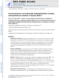 Cover page: Structural factors associated with methamphetamine smoking among female sex workers in Tijuana, Mexico