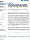 Cover page: Beyond Static Benchmarking: Using Experimental Manipulations to Evaluate Land Model Assumptions