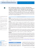 Cover page: Ki67 Proliferation Index as a Tool for Chemotherapy Decisions During and After Neoadjuvant Aromatase Inhibitor Treatment of Breast Cancer: Results From the American College of Surgeons Oncology Group Z1031 Trial (Alliance)