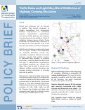 Cover page: Traffic Noise and Light May Affect Wildlife Use of Highway Crossing Structures