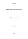 Cover page: Black Male Students' Perceptions of Effective Teachers: A Qualitative Study of Compton Middle Schools