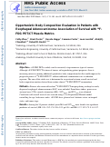 Cover page: Opportunistic body composition evaluation in patients with esophageal adenocarcinoma: association of survival with 18F-FDG PET/CT muscle metrics