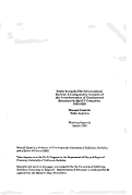 Cover page: Paths Towards The Informational Society: A Comparative Analysis of the Transformation of Employment Structure in the G-7 Countries, 1920-2005